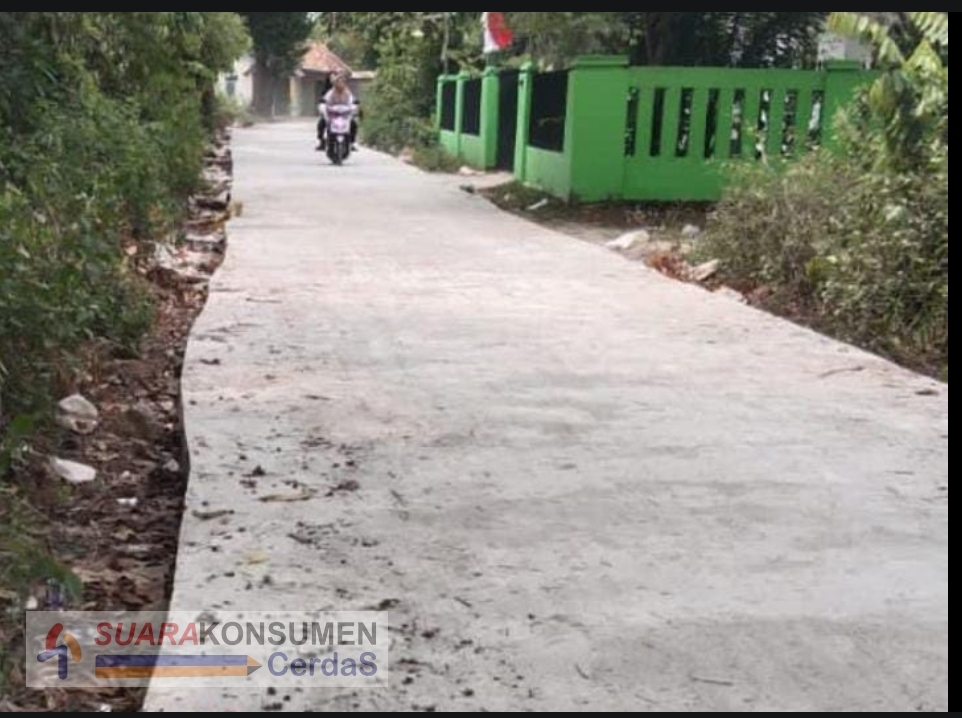 Foto : Program Infrastruktur jalan Desa Padamaran  6 terealisasi.