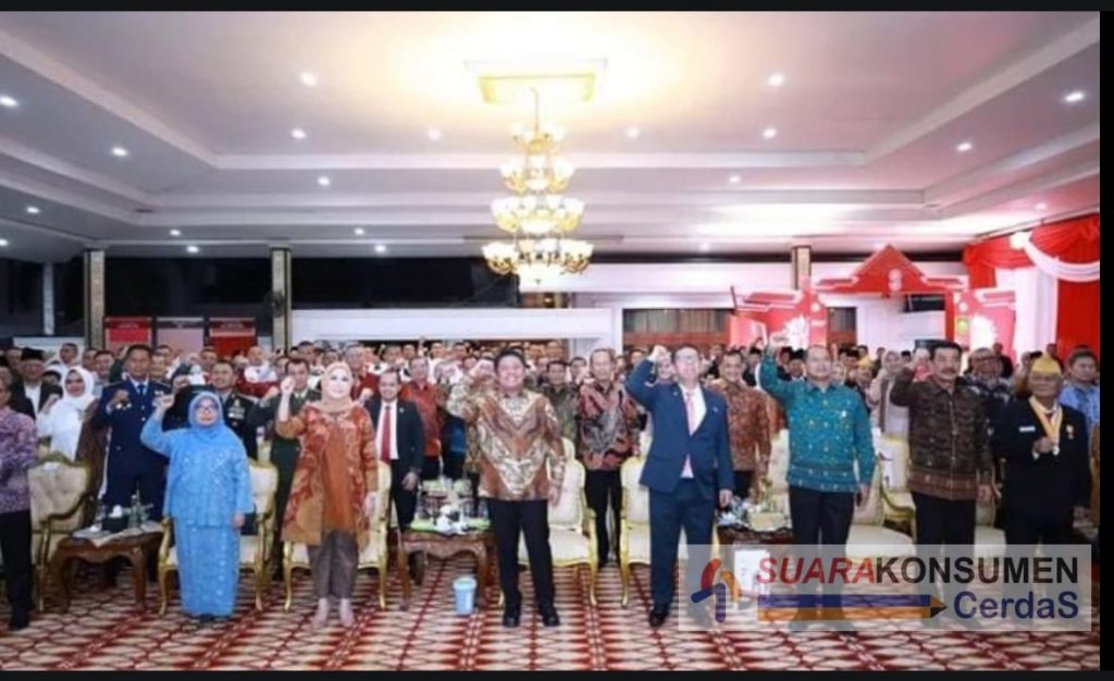 Foto : Gubernur Sumsel H.Herman Deru gelar malam resepsi kenegaraan.