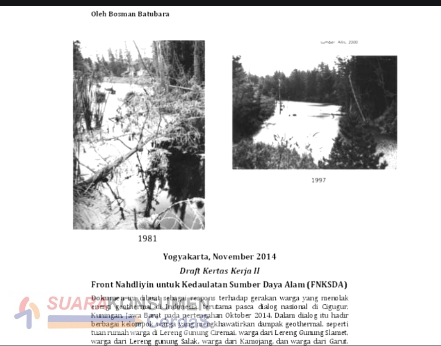 Foto : Dampak Negatif dari Geotermal.