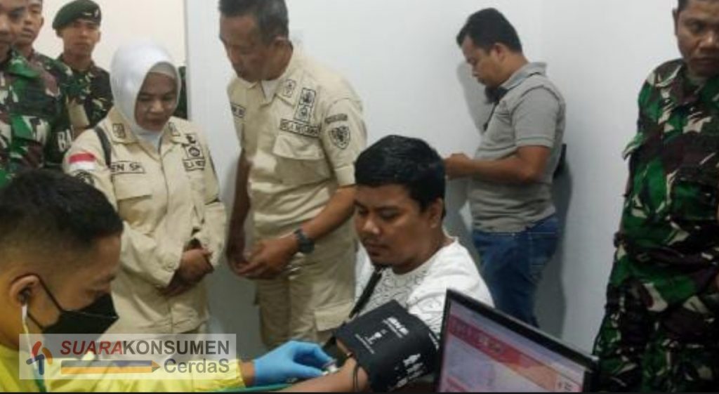 Foto: menjelang HUT TNI ke 78 THN Patrio NKRI melaksanakan baksos donor darah