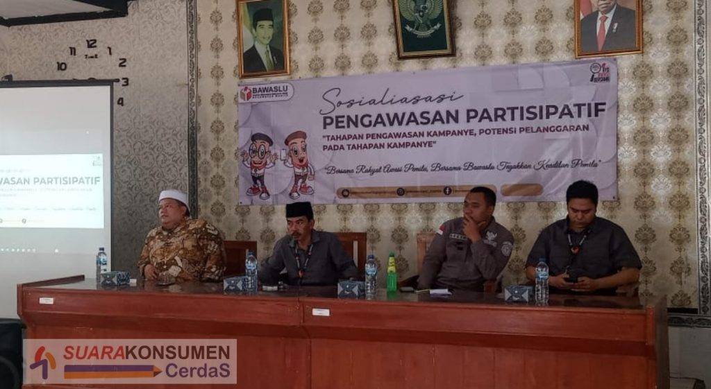 Foto: acara Panwaslu kecamatan Maniis sedang di laksanakan